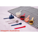 Kit Jogo Medidor Cozinha Colher Chá Café Sopa Funil 9 Pç