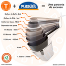 Kit Jogo Medidor Cozinha Colher Chá Café Sopa Funil 9 Pç