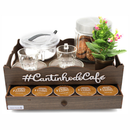 Bandeja Porta Cápsulas Dolce Gusto Amadeirada Cantinho Do Café