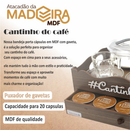 Bandeja Porta Cápsulas Dolce Gusto Amadeirada Cantinho Do Café