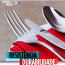 Kit 56/40/36 Talheres Linha Premium 14 Garfos 14 Facas 14 Colheres 14 Colheres de Sobremesa Cozinha