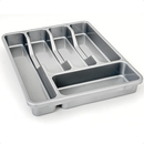 Porta Talheres Organizador De Gaveta De Cozinha Resistente Com 5 Divisórias Suporte Para Talher Durável Versátil Bonito