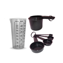 Kit 10, 9, 8 e 4 peças Medidor de cozinha para receitas para confeiteiros e amantes da cozinha