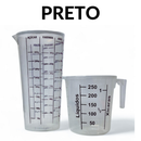 Kit Medidor Culinário Copo 500ml + Jarra 250ml Dosador Para Receitas Líquidos e Alimentos
