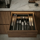 Organizador De Gavetas Ajustável para Cozinha, Utensílios, Talheres, Garfos, Colher, Facas